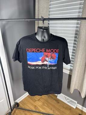 Depeche Mode Music For The Masses Album Graphic T-Shirt XL